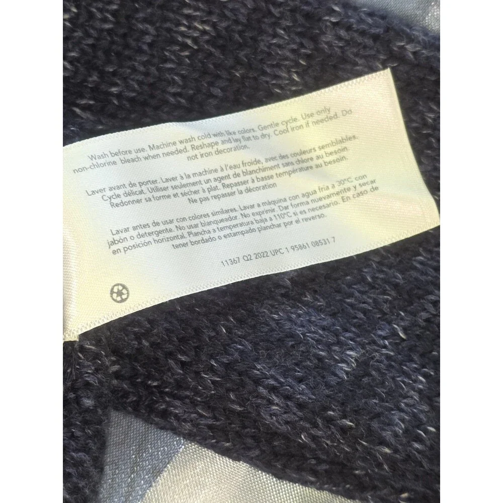 NWT Baby Bgosh OshKosh Shawl Collar Cardigan Sweater Navy Marled Knit Boys 3M